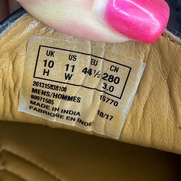 Clarks Originals Leather penny-slot loafers Black 11 - Picture 14 of 15